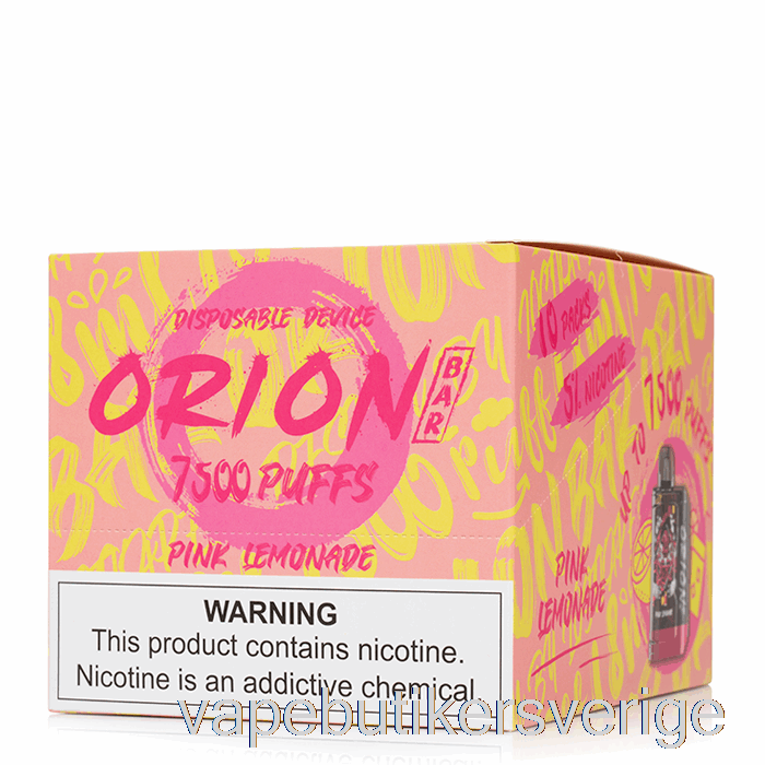 Vape Sverige [10-pack] Lost Vape Orion Bar 7500 Engångs